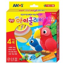 아이클레이 아모스 18g 4색 금강앵무 클레이만들기, 상세페이지 참조, 단품