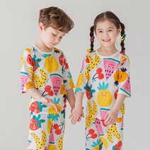 키키스토리 [키키스토리] 후르츠팜 7부 자가드 실내복