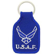 US Air Force 새로운 로고 자수 키체인 밀리터리 키 링 658455