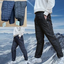겨울 남성 기모 솜패딩 누빔 바지 배달 낚시 작업복 등산복 방한복 하의 허리 벨트 조절 *빠른배송*
