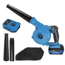 송풍기 부로아 엔진 미니 팬 고압 무선 경량 키트 리튬 배터리 고속 충전기 먼지 나뭇잎 부는 가변 속도, 미국