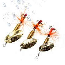 바다 민물 꺽지 스피너 베이트 3개입 배스 쏘가리 볼락 루어 낚시 채비 바늘 싱커 봉돌, LIDA스피너베이트1/4