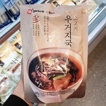오프라이스 소고기 우거지국 500g, 아이스박스 포장