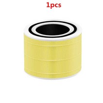 Levoit Core 300/300S 공기청정기 멸균 HEPA 필터 메탄올 제거 부품 교체용, Yellow* 1pcs