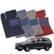 볼보 C30 C40 리차지 전차종 확장형 코일매트 풀세트 CI, C40 리차지 (22년2월-), 브라운 테두리마감