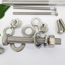 소량판매 스텐육각볼트 M18볼트/너트/평와샤/낱개판매, 규격, M18x55