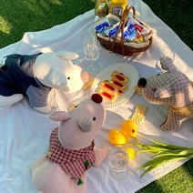 바이핸즈 DIY만들기 취미 소품 퀼트 인형만들기 패키지 - 바우 멍멍이, 내츄럴