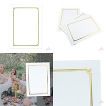 상장 용지 A4 금색 10매 수료증 수료증제작