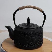 고급 해바라기 무쇠주전자 차주전자 탕관 650ml