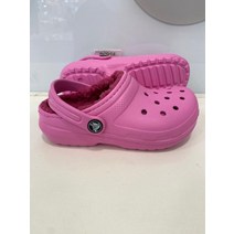 CROCSCLASSICLINEDCLOGK크록스클래식라인드클로그키즈CRS207010TAFFYPINK