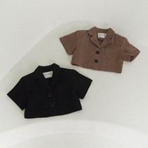 지안클로버 린넨숏자켓