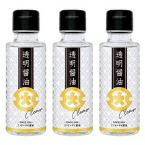 훈도다이 투명 간장 투명간장 100ml X 3병, 단품