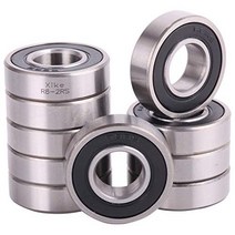 XiKe 10 Pcs R8-2RS Double Rubber Seal Bearings 1/2” x 1-1/8” x 5/16” Pre-Lubricated and Stable Perf, 1