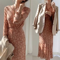 웨어 봄원피스 결혼식 라인 비치 허리 하객 여성원피스룩 여름롱원피스코디 룩코디 원피스패션 색시원피스