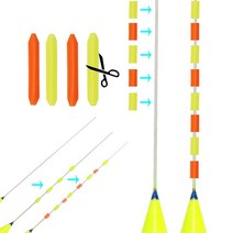 스마트전자찌 민물전자찌 캐스팅볼 절단 가능한 고무 콩 낚시 수레 꼬리 눈에 보이는 두께 도구 액, 03 10 red 10 yellow