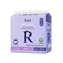 라엘 입는 오버나이트 팬티형 생리대, 4개입, 4팩