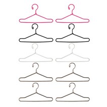인형 금속 옷걸이 고급형 10개 세트 관절 미미 인형 의상용 6.5cm