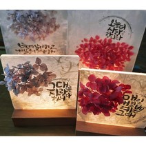 집콕놀이 DIY 한지공예 캘리그래피 플라워 꽃 조명 등 만들기 재료 키트 / 체험 활동, 소, 매일매일 예쁜그대