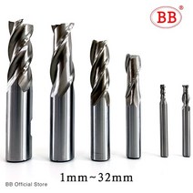 원더커터 전산볼트커터 동관 파이프BB 엔드 밀 고정밀 HSS 금속 커터 Co8 코발트 D1-32mm 2 3 4 플루트 치, 4 Flutes-HSS, 8mm