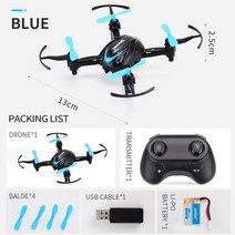 JJRC-H8 미니 드론 헤드리스 모드 6 축 자이로 쿼드로콥터 2.4GHz 4CH 드론 원 키 리턴 RC 헬리콥터 VS CX10W JJRC H20, 01 WHITE