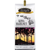 하와이안 아일스 코나 커피 헤이즐넛 그라운드 283g 하와이 Hawaiian Isles Kona Coffee Co Hazelnut Grind, All Purpose Grind