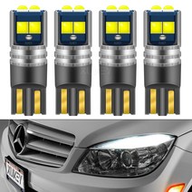 LED 사이드 라이트 크세논 백색 주차 램프 아우디 A3 8P A4 B7 TT MK2 A5 2008- 용 전구 교체 CANBUS 오류 없음, 02 4pcs