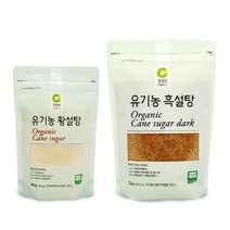 청정원 유기농 황설탕 흑설탕 사탕수수, 청정원 유기농 흑설탕1kg
