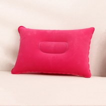 백패킹 침낭 혹한기침낭 휴대용 초경량 풍선 PVC 나일론 공기 베개 캠핑 수면 쿠션 여행 하이킹 해변 자동, 05 Pink S