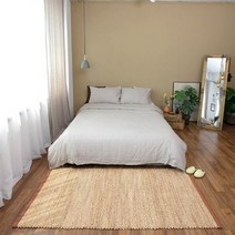 네츄럴 수초러그 라탄 갈대러그 핸드메이드 180X220cm.리빙몽드(무료배송)