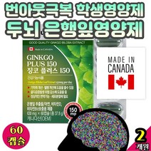 번아웃 극복 / 학생 은행잎 / 머리가좋아지는 영양제 / 지구력보충제 아차차 뇌순환 / 뇌영양제 청소년뇌영양제 / 포스파티세린 인지력영양제 플라보놀