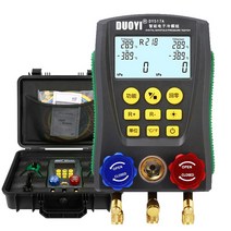 메니폴드 진공 압력 게이지 측정 에어컨 누설 온도 테스터 DY517A HVAC 측정기 전체 키트 냉동 디지털 매니 폴드 미터