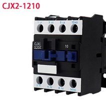 3상 모터 자기 접촉기 릴레이 12A P 극 1NO AC 24V 110V 220 볼트 380V 코일 CJX2-1210 35mm Din 레일 장착, 03 AC110V