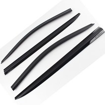 라온카 투싼썬바이져 선바이저스모그선바이저 차량별선바이져4PCS세트 도어썬바이저 차량몰딩선바이저, 1개(스모그형), 현대