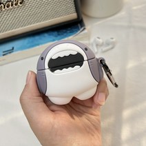 지구촌마트 상어 에어팟 케이스 + 키링, 에어팟3세대