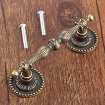 서랍장 손잡이 엔틱 수입 가구 붙박이장 중문 문고리 골동품 청동 빈티지 황동 86mm 24mm 유럽 스타일 레이스 주방 장식 하드웨어 옷장 캐비닛 도어핸들