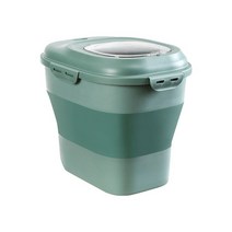 쌀냉장고 미니쇼케이스냉장고 진공 쌀 통 냉장고 25KG 접이식 저장 용기 쌀통 시리얼 디스펜서 애완 동물