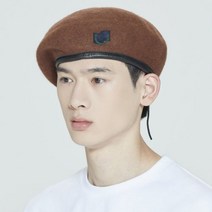 로맨틱 크라운 ROMANTIC CROWN LAUREL LOGO BERET BROWN