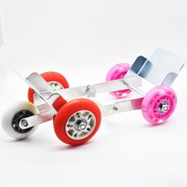 타이어 펑크 비상 장치 긴급 견인 대피 오토바이 전동 스쿠터 이동 보조 바퀴 소형 이동차