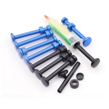 BGA 솔더 페이스트 플럭스 부스터 알루미늄 합금 추진 도구 UV 솔더 마스크 잉크 용접 오일 푸셔 납땜 액세, 02 2PCS  blue