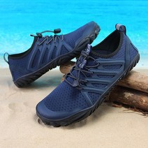 Mens Aqua Shoes 맨발의 수상 스포츠 업스 와타리 신발 드라이 비치 수영 체육관 러닝 피트니스, 02 7.5, [03] Dark Blue 2203