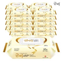 금비 엠보 물티슈 (60매) 10팩, 60매입, 10개