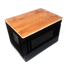 캠핑폴딩박스 원목 우드상판 / 캠퍼필드 다다마 미니멀웍스 호환 가능, 폴딩박스