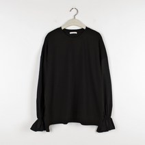 퍼니걸스 3988 프릴 무지 블아우스 여성의류