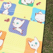 SN월드 캠핑매트 특중형(240x200), 캠핑매트(고양이)