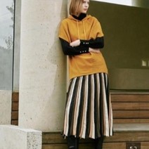 베스띠벨리 배색스트라이프스커트 BDS2944BL