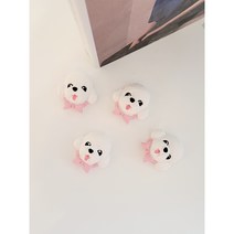 강아지차량용석고방향제 돌답레품 답례품석고방향제 석고방향제선물, 잉글리쉬페어, 레드