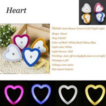 불타는 무드등 모닥불 불멍 벽난로 조명LED 야간 조명 미니 귀여운 벽 플러그인 자동 센서 침대 옆 램프, 02 Heart_02 YELLOW_02 우리에게