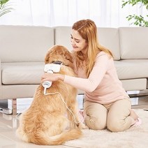 아베크 펫 털뽕 에어 브러쉬 강아지 고양이 펫 반려동물 애견, 핑크