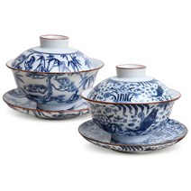 박씨상방 고급 백자 개완