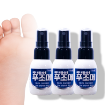 후레시 푸조메 뿌리는 발 각질 무좀 스프레이 약 40ml, 3개